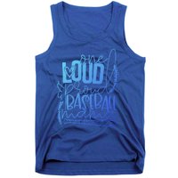 One Loud And Proud Baseball Mama Gift Tank Top