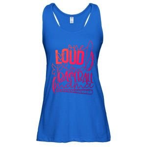 One Loud And Proud Baseball Mama Gift Ladies Essential Flowy Tank