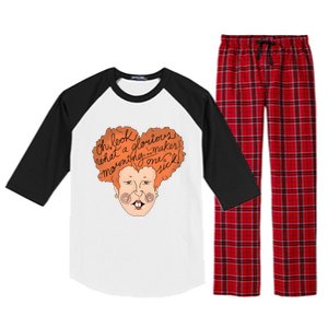 Oh Look Another Glorious Morning Makes Me Sick Funny Witch Halloween Raglan Sleeve Pajama Set