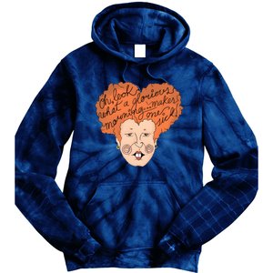 Oh Look Another Glorious Morning Makes Me Sick Funny Witch Halloween Tie Dye Hoodie