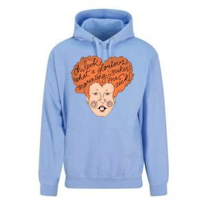 Oh Look Another Glorious Morning Makes Me Sick Funny Witch Halloween Unisex Surf Hoodie