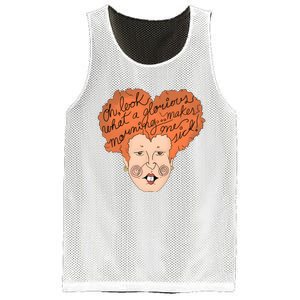 Oh Look Another Glorious Morning Makes Me Sick Funny Witch Halloween Mesh Reversible Basketball Jersey Tank