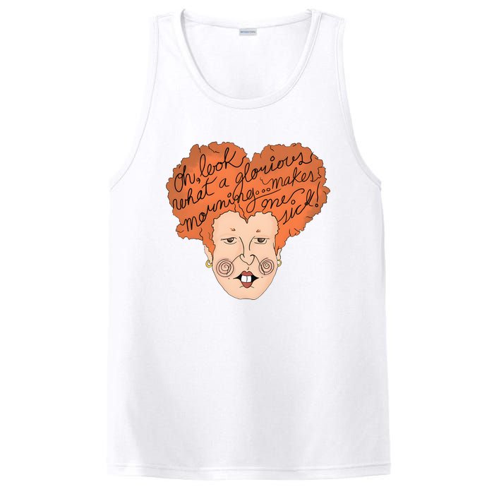 Oh Look Another Glorious Morning Makes Me Sick Funny Witch Halloween PosiCharge Competitor Tank