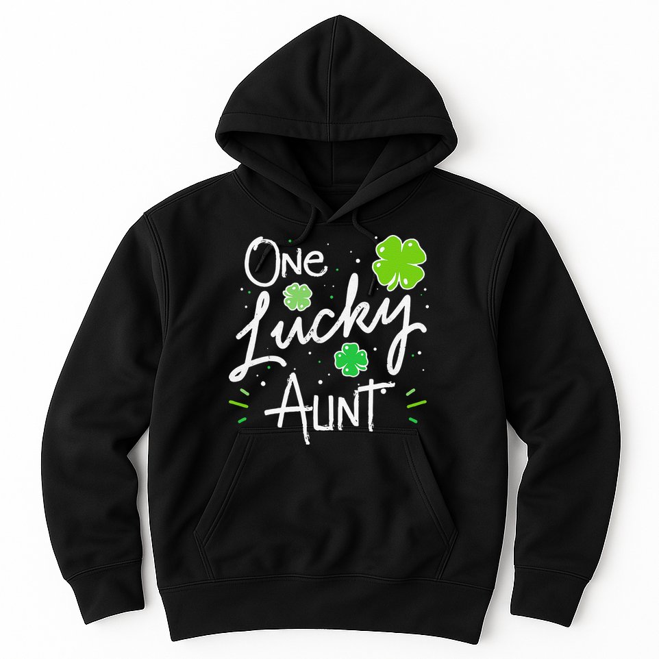 One Lucky Aunt St Patrick's Day Hoodie