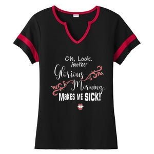 Oh Look Another Glorious Morning Makes Me Sick Halloween Great Gift Ladies Halftime Notch Neck Tee