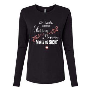 Oh Look Another Glorious Morning Makes Me Sick Halloween Great Gift Womens Cotton Relaxed Long Sleeve T-Shirt