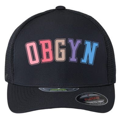 Obgyn Labor And Delivery Nurse Obgyn Squad Rn Nurse Flexfit Unipanel Trucker Cap