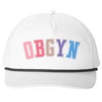 Obgyn Labor And Delivery Nurse Obgyn Squad Rn Nurse Snapback Five-Panel Rope Hat