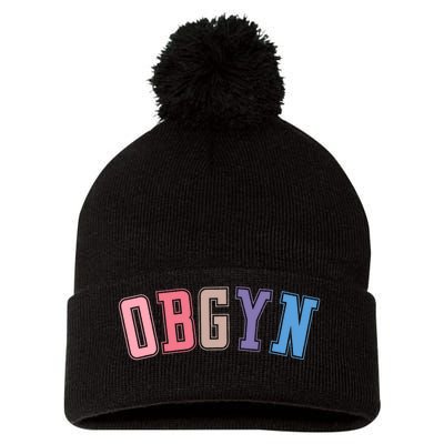 Obgyn Labor And Delivery Nurse Obgyn Squad Rn Nurse Pom Pom 12in Knit Beanie