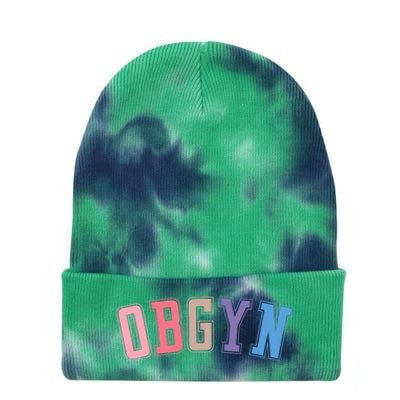 Obgyn Labor And Delivery Nurse Obgyn Squad Rn Nurse Tie Dye 12in Knit Beanie