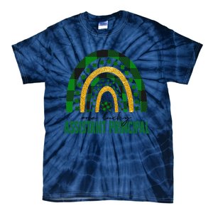 One Lucky Assistant Principal Rainbow St Patricks Day Tie-Dye T-Shirt