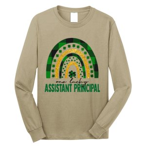 One Lucky Assistant Principal Rainbow St Patricks Day Long Sleeve Shirt