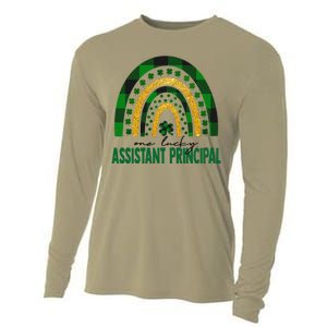 One Lucky Assistant Principal Rainbow St Patricks Day Cooling Performance Long Sleeve Crew