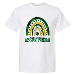 One Lucky Assistant Principal Rainbow St Patricks Day Garment-Dyed Heavyweight T-Shirt