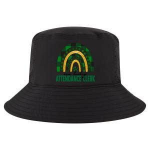 One Lucky Attendance Clerk Rainbow St Patricks Day Gift Cool Comfort Performance Bucket Hat