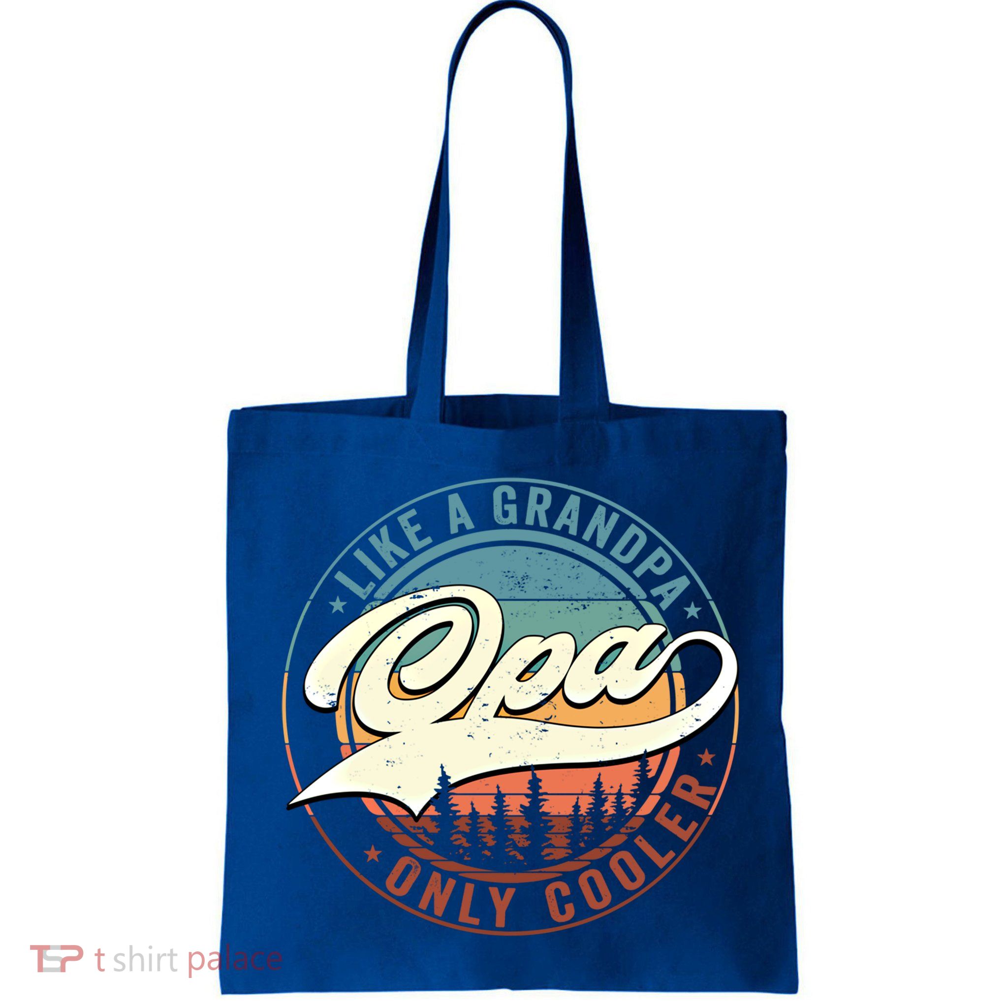 Opa Like A Grandpa Only Cooler Vintage Retro Opa Dad Gift Bag