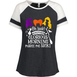 Oh Look Another Glorious Morning Makes Me Sick Halloween Gifts. Enza Ladies Jersey Colorblock Tee