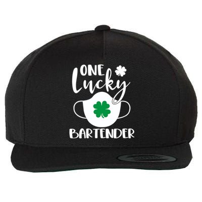 One Lucky Bartender St Patrick's Day Bartending Meaningful Gift Wool Snapback Cap