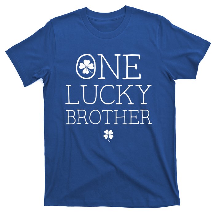 One Lucky Brother St Patricks Day Bro Matching Family Gift T-Shirt