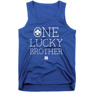 One Lucky Brother St Patricks Day Bro Matching Family Gift Tank Top