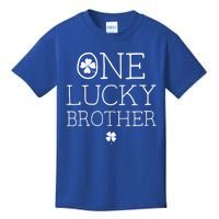 One Lucky Brother St Patricks Day Bro Matching Family Gift Kids T-Shirt