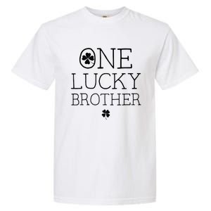 One Lucky Brother St Patricks Day Bro Matching Family Gift Garment-Dyed Heavyweight T-Shirt