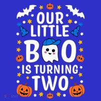 Our Little Boo Is Turning Two Yr 2nd Birthday Halloween Gift Baby Bodysuit
