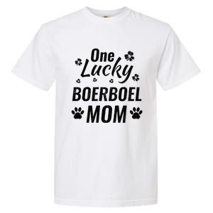 One Lucky Boerboel Mom Dog St Patricks Day Distressed Meaningful Gift Garment-Dyed Heavyweight T-Shirt