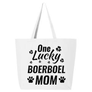 One Lucky Boerboel Mom Dog St Patricks Day Distressed Meaningful Gift 25L Jumbo Tote