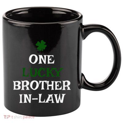 One Lucky Brotherinlaw St. PatrickS Day Funny Irish 11oz C Handle Ceramic Mug