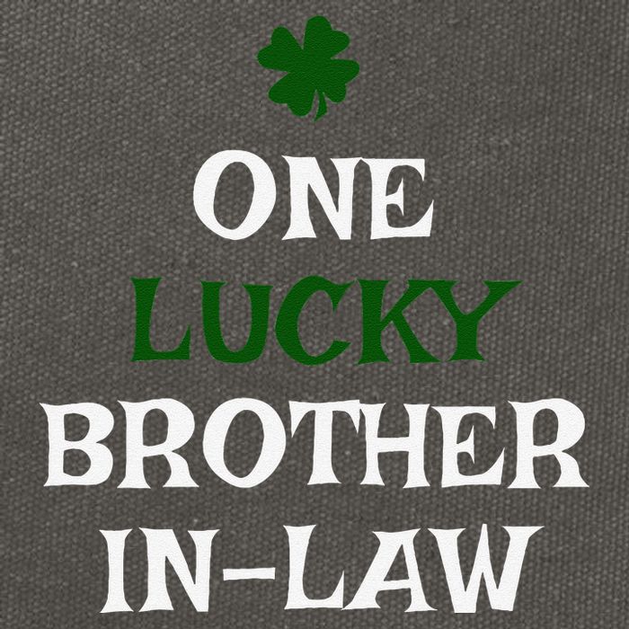 One Lucky Brotherinlaw St. PatrickS Day Funny Irish Cotton Canvas Backpack