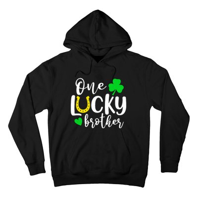 One Lucky Brother Shamrock Irish St Patricks Day Hoodie