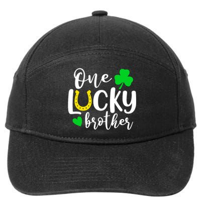 One Lucky Brother Shamrock Irish St Patricks Day 7-Panel Snapback Hat