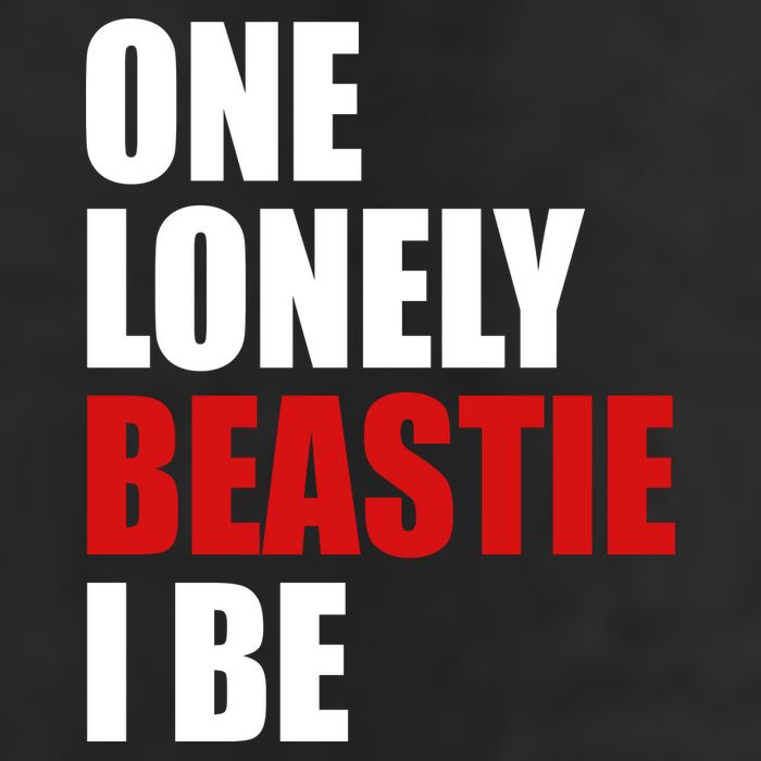 One Lonely Beastie I Be 7 Panel Mesh Trucker Snapback Hat