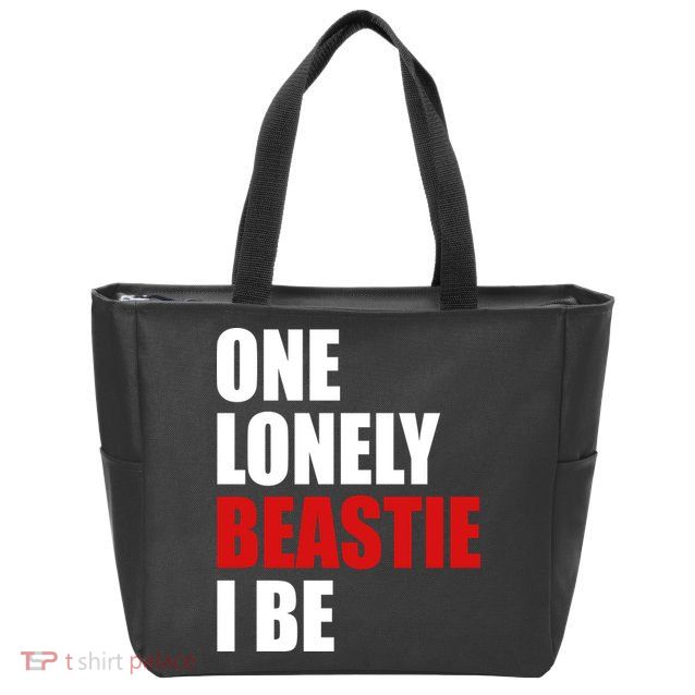 One Lonely Beastie I Be Zip Tote Bag