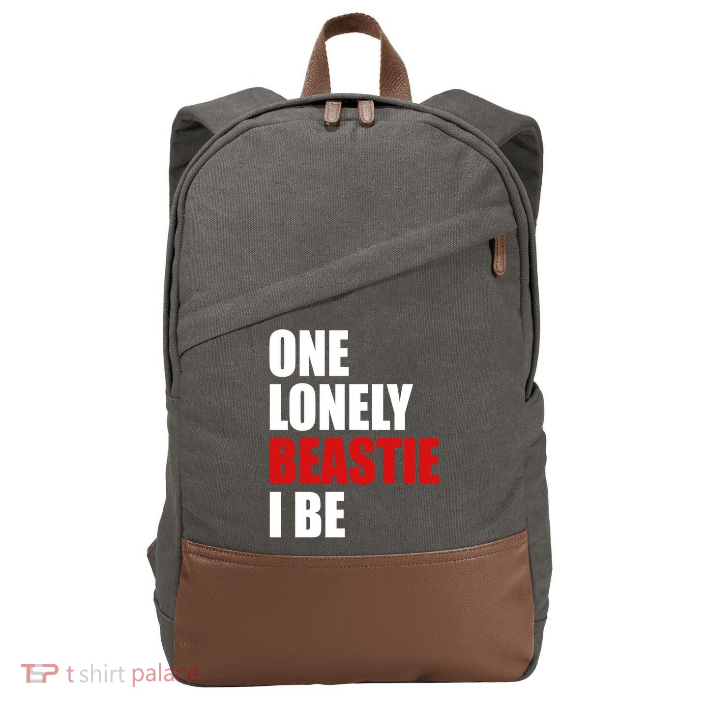 One Lonely Beastie I Be Cotton Canvas Backpack