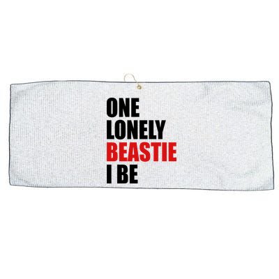 One Lonely Beastie I Be Large Microfiber Waffle Golf Towel