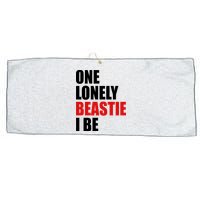 One Lonely Beastie I Be Large Microfiber Waffle Golf Towel