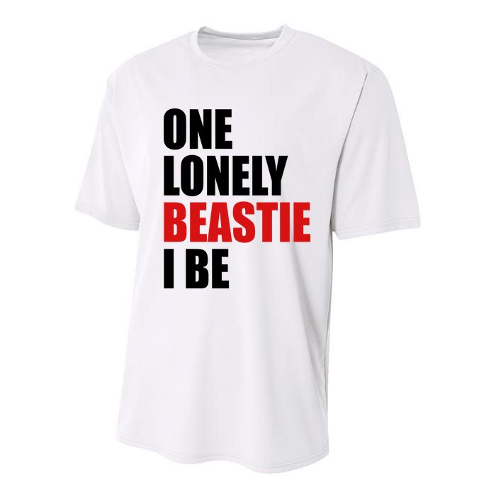One Lonely Beastie I Be Youth Performance Sprint T-Shirt