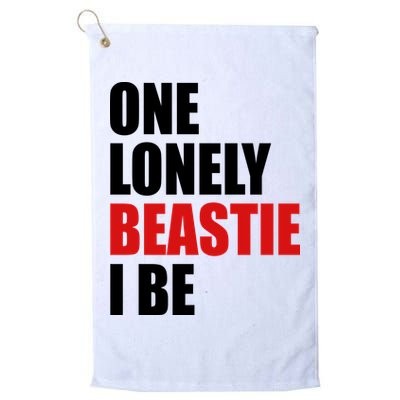 One Lonely Beastie I Be Golf Towel