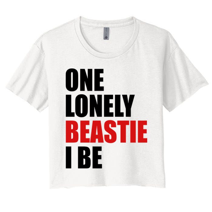 One Lonely Beastie I Be Crop Top