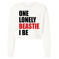 One Lonely Beastie I Be Cropped Pullover Crew