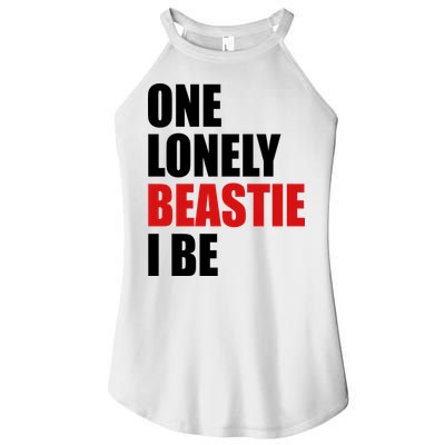 One Lonely Beastie I Be Women's Perfect Tri Rocker Tank