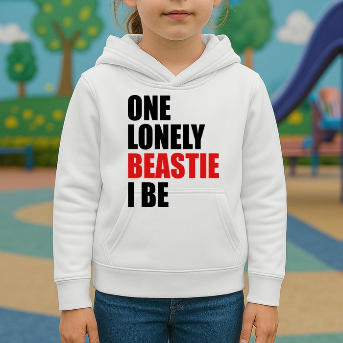 One Lonely Beastie I Be Kids Hoodie