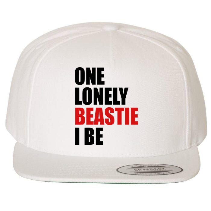 One Lonely Beastie I Be Wool Snapback Cap
