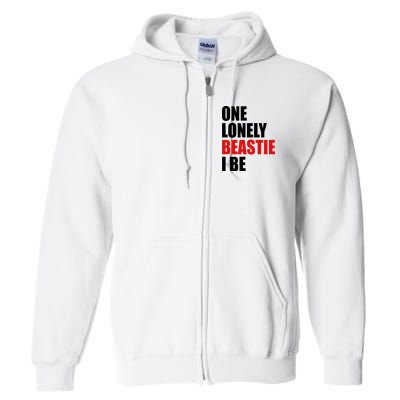 One Lonely Beastie I Be Full Zip Hoodie
