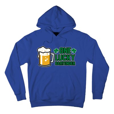 One Lucky Bartender St Patricks Day Irish Green Graphic Gift Hoodie