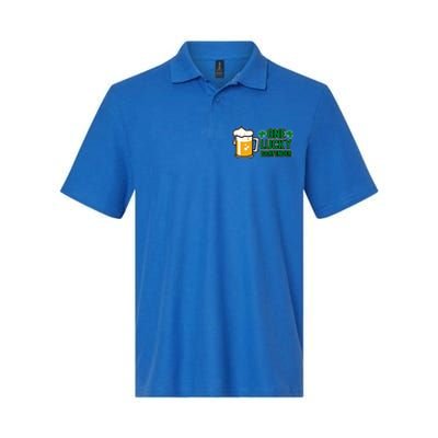 One Lucky Bartender St Patricks Day Irish Green Graphic Gift Softstyle Adult Sport Polo