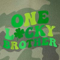 One Lucky Brother Retro Groovy Shamrock St. PatrickS Day Legacy Tie Dye Trucker Hat