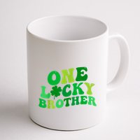 One Lucky Brother Retro Groovy Shamrock St. PatrickS Day Mug